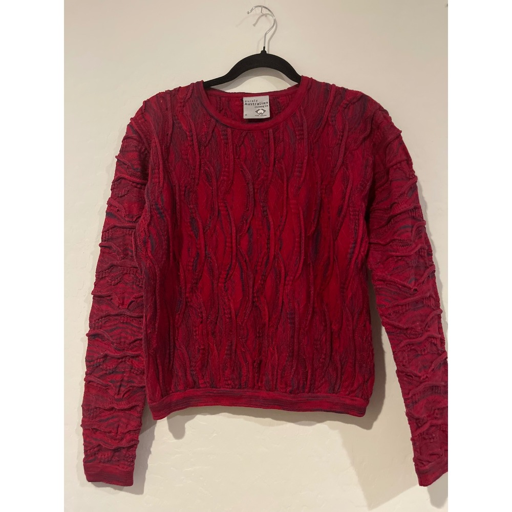 Vintage Coogi style Purely Australian Clothing Co Cotton sweater